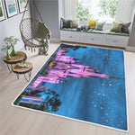 Mystical Witch's 3D Pattern Print Rug Witch Rug Star Rug