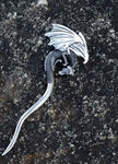 Ethic Dragon Hairsticks Silver Axe Sword Hair Accessories Witch Snake Triple Moon Pentagram Hairpin Hair Stick