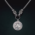 New Magicun Viking~Ethnic Knights Templar Seal Necklace Jewelry Collier Viking   1pc