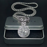 New Magicun Viking~Ethnic Knights Templar Seal Necklace Jewelry Collier Viking   1pc