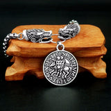 New Magicun Viking~Ethnic Knights Templar Seal Necklace Jewelry Collier Viking   1pc