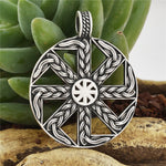 New Magicun Viking~Ethnic Slavic Kolovrat Pendant Necklace Kolovrat Amulet Pendant Necklace