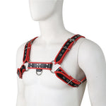 Fetish Gay Bdsm Leather Chest Harness Men Adjustable Sexual Body Bondage Cage Harness Belts Rave Gay Clothing For Adult Sex - Exotic Tanks