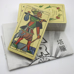 Gaming Tarot cards Spanish & English version 78 pcs/set boxed playing card Mysterious tarot cards board game