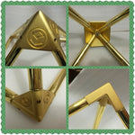 Giza Meditation Pyramid Bracket(pgb-pg-19.08-25), Cosmic Energy Receiver, Gold Plated Series - Instrument Parts &amp; Accessories