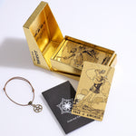 Gold Foil Tarot Card Stamping Box Set Luxury