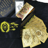 Gold Foil Tarot Card Stamping Box Set Luxury