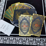 Gold Foil Tarot Card Stamping Box Set Luxury