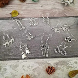 Goth Halloween Earrings Halloween Party Gift Skeleton Party Ghost Rock Punk Witch Jewelry Statement Mystical  Trend