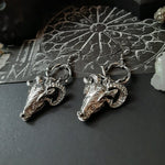 Gothic Baphomet Goat Thorn Earrings Witch Satan Occult Alternative Jewelry Satanic Ram Skull Fashion Medieval Women Gift Trend