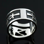 Egyptian Eye of Horus Ankh Cross Symbolic Rings Egypt Amulet Jewelry