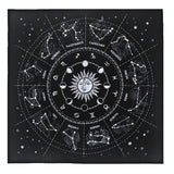 Triple Moon Pentagrams Pagan Altar Cloth Flannel Tarots Cloth