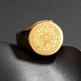 Seal of The Seven Archangels Rings Saint Michael Ring