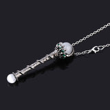 Godmother Witch Magic Wand Necklace Pendant