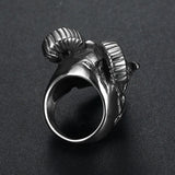 Gothic Satan Skull Ring