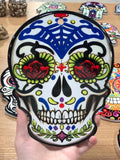 Hamasa hands sugar skulls ceramic coasters with cork base Drinks Absorbent Stone