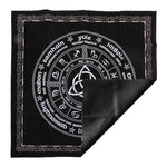 Triple Moon Pentagrams Pagan Altar Cloth Flannel Tarots Cloth