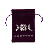 Tarots Oracle Cards Runes Constellation Witch Divination Bag