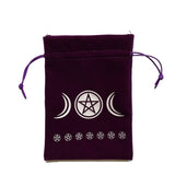 Tarots Oracle Cards Runes Constellation Witch Divination Bag