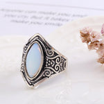 Big GemStone Ring  Bohemian Jewelry