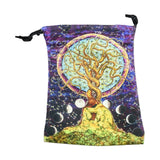 Tarots Oracle Cards Runes Constellation Witch Divination Bag