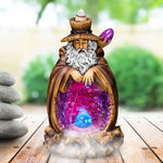 Waterfall Incense Burner Backflow Ceramic Incense Holder With LED