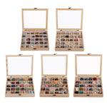 30pcs Rocks and Minerals Collection Kit for Stone Lovers with Storage Boxes