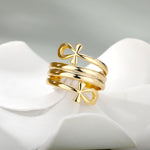 Egyptian Double Coil Ankh Cross Rings For Women Jewelry Stainless Steel Ring Africa Egypt Finger Ring Wedding Party Gift