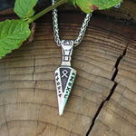 Norse Viking valknut Triangle arrow rune pendant