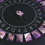Natural Chakra Crystal Amethyst Slice Fortune-telling Divination