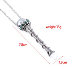 Godmother Witch Magic Wand Necklace Pendant