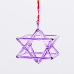 Purple Merkaba Crystal Singing Pyramid