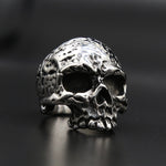 Gothic 316L Stainless Steel Skull Ring