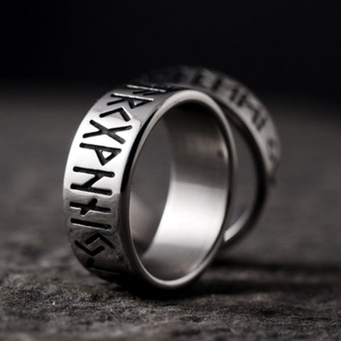 Odin Norse Viking Amulet Rune Retro Rings