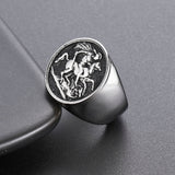 Horse Ring Rome Soldier Rings