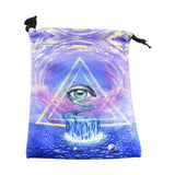 Tarots Oracle Cards Runes Constellation Witch Divination Bag