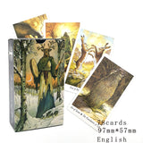 Tarot Cards for Beginners With Guid .Gilded Deck Tarot. Oracle Divination.Oracle Cards