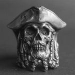 Gothic Punk Satanic Devil Skull Ring Vintage Steampunk