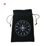 Tarots Oracle Cards Runes Constellation Witch Divination Bag