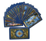 Tarot Cards for Beginners With Guid .Gilded Deck Tarot. Oracle Divination.Oracle Cards