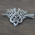 Norse Viking hair clip barrette celtic viking knot wicca vintage Hairpin Wedding Accessories