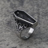 Unique Zombie Vampire Skull Biker Men's Ring