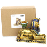 Resin Candlestick Ancient Egyptian Goddess  Anubis Candle Holder