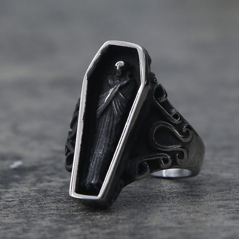 Unique Zombie Vampire Skull Biker Men's Ring