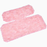 Rose Quartz Jade Neck Mask Beauty Massager Pink Crystal