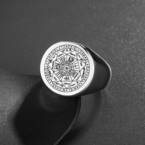 Seal of The Seven Archangels Rings Saint Michael Ring