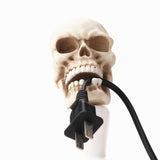 Creative Skull Sculpture Key Storage Hook Wall Mount Resin Skeleton