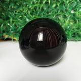 50/70/90mm Natural obsidian crystal ball home decoration ball diviner circular stone ball wedding photography accessories