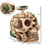 Skull Faucet Home Kitchen Bathroom Bar Water Tap Vintage Resin Skull Sculpture