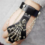 Punk Rock Gothic Skeleton Skull Hand Glove